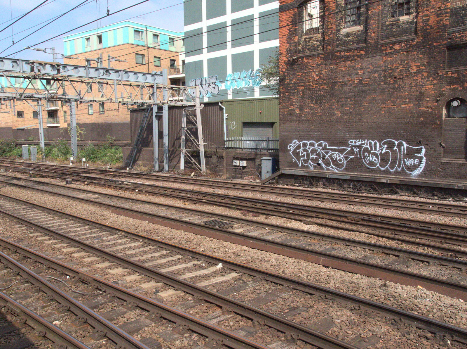 More rows of railway track from A Week on the Rails, Stratford and Liverpool Street, London - 23rd July