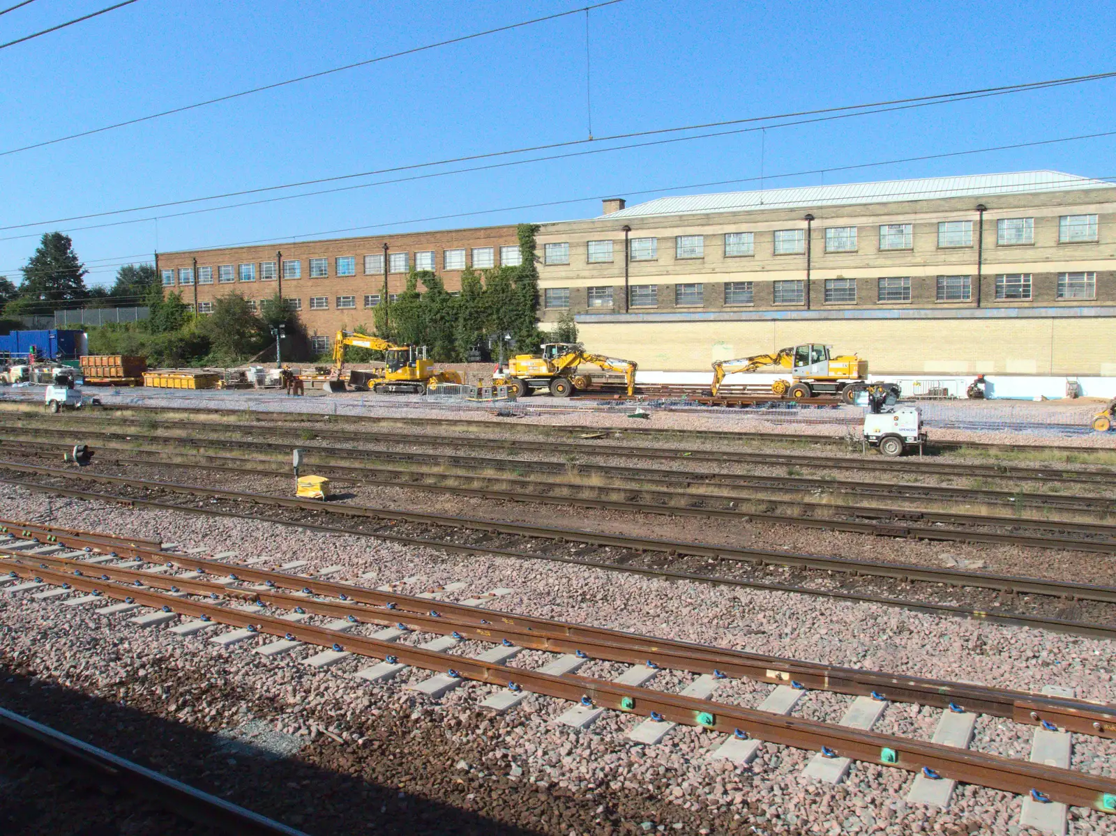 New lines are built in Ipswich Goods yard, from A Week on the Rails, Stratford and Liverpool Street, London - 23rd July