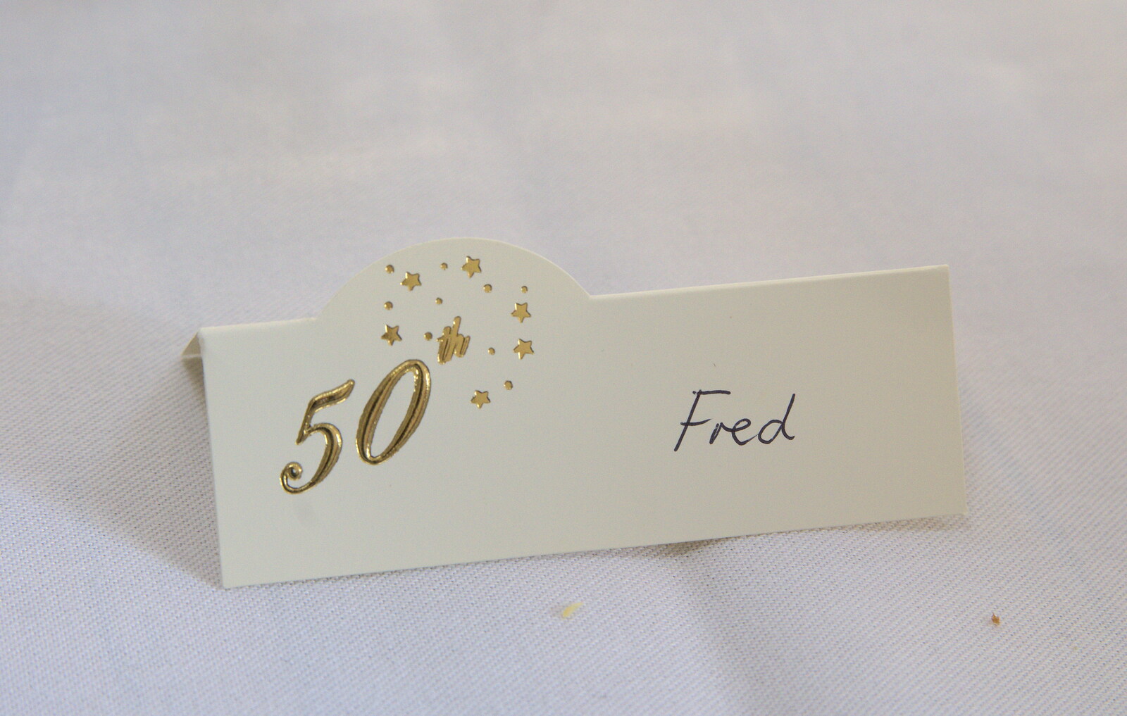 Fred's placename from Bob and Bernice's 50th Wedding Anniversary, Hinton Admiral, Dorset - 25th July 2014