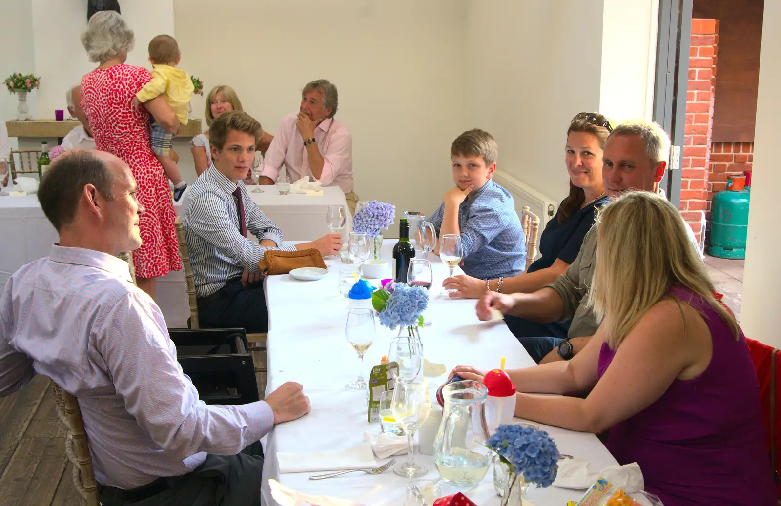 Anniversary guests, from Bob and Bernice's 50th Wedding Anniversary, Hinton Admiral, Dorset - 25th July 2014