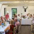 Bernice works the room, Bob and Bernice's 50th Wedding Anniversary, Hinton Admiral, Dorset - 25th July 2014