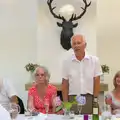 Bob does a speech, Bob and Bernice's 50th Wedding Anniversary, Hinton Admiral, Dorset - 25th July 2014