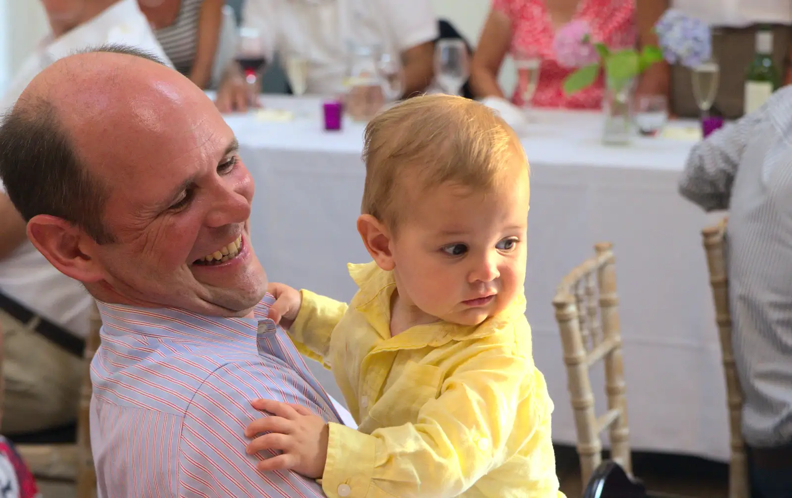 Phil and Simon, from Bob and Bernice's 50th Wedding Anniversary, Hinton Admiral, Dorset - 25th July 2014