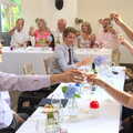 A toast to fifty years, Bob and Bernice's 50th Wedding Anniversary, Hinton Admiral, Dorset - 25th July 2014