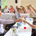 A toast to fifty years, Bob and Bernice's 50th Wedding Anniversary, Hinton Admiral, Dorset - 25th July 2014