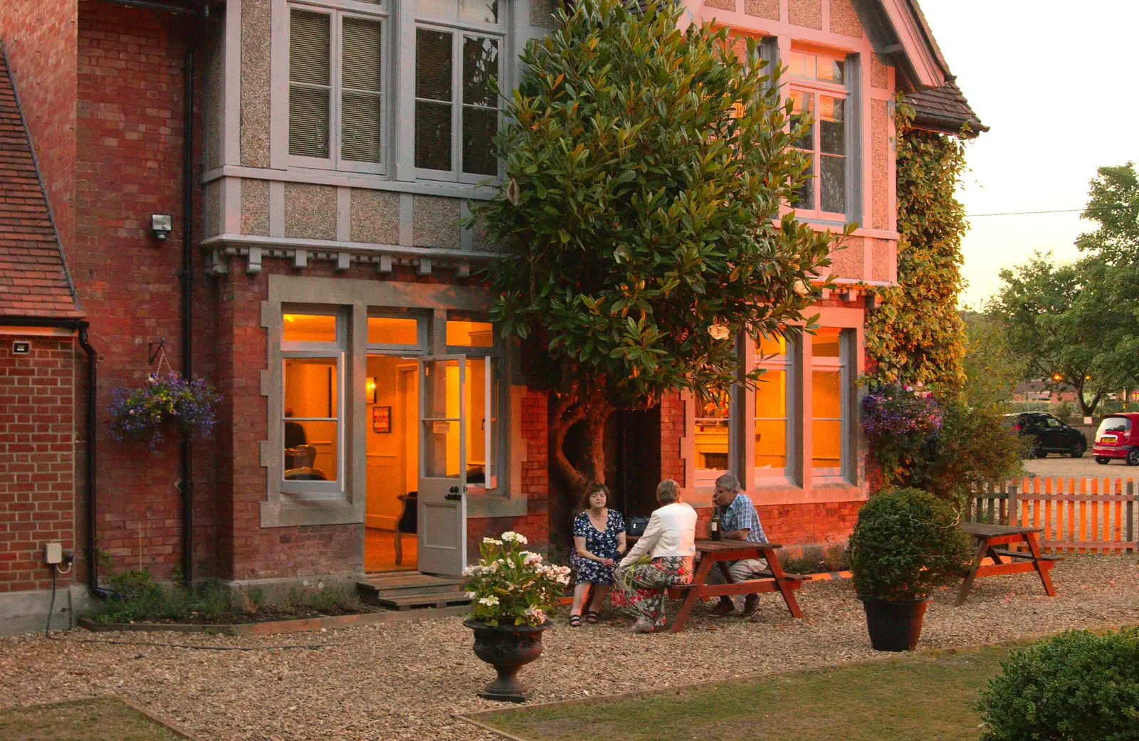 The Old Vicarage in the dusk, from Bob and Bernice's 50th Wedding Anniversary, Hinton Admiral, Dorset - 25th July 2014