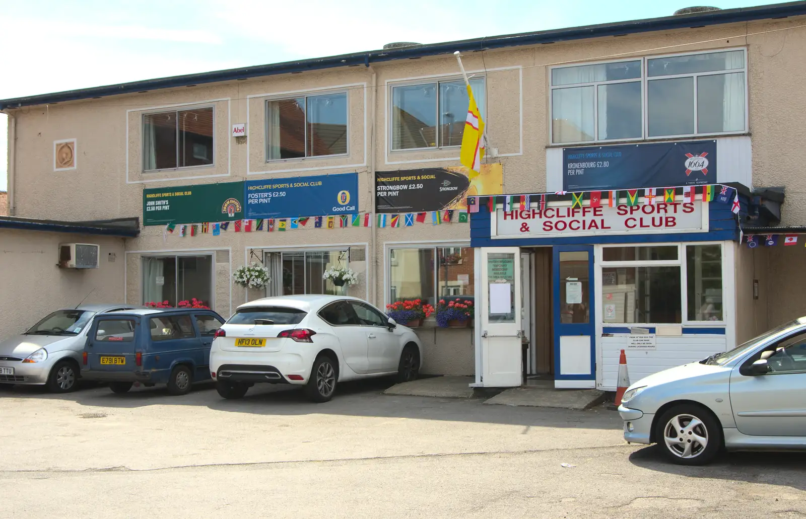 The Highcliffe Sports and Social Club, from Bob and Bernice's 50th Wedding Anniversary, Hinton Admiral, Dorset - 25th July 2014