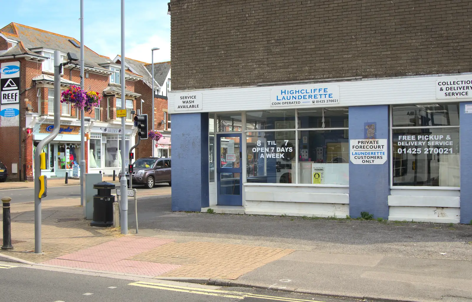 Launderettes are the most exciting places in town, from Bob and Bernice's 50th Wedding Anniversary, Hinton Admiral, Dorset - 25th July 2014