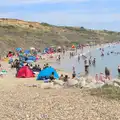 The crowded beach at Chewton Bunny, Bob and Bernice's 50th Wedding Anniversary, Hinton Admiral, Dorset - 25th July 2014