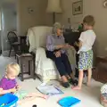 Fred shows more things, Bob and Bernice's 50th Wedding Anniversary, Hinton Admiral, Dorset - 25th July 2014