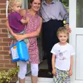 A three-generation group photo, Bob and Bernice's 50th Wedding Anniversary, Hinton Admiral, Dorset - 25th July 2014