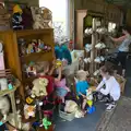 Sydney chats to Harry in the shop, Bob and Bernice's 50th Wedding Anniversary, Hinton Admiral, Dorset - 25th July 2014