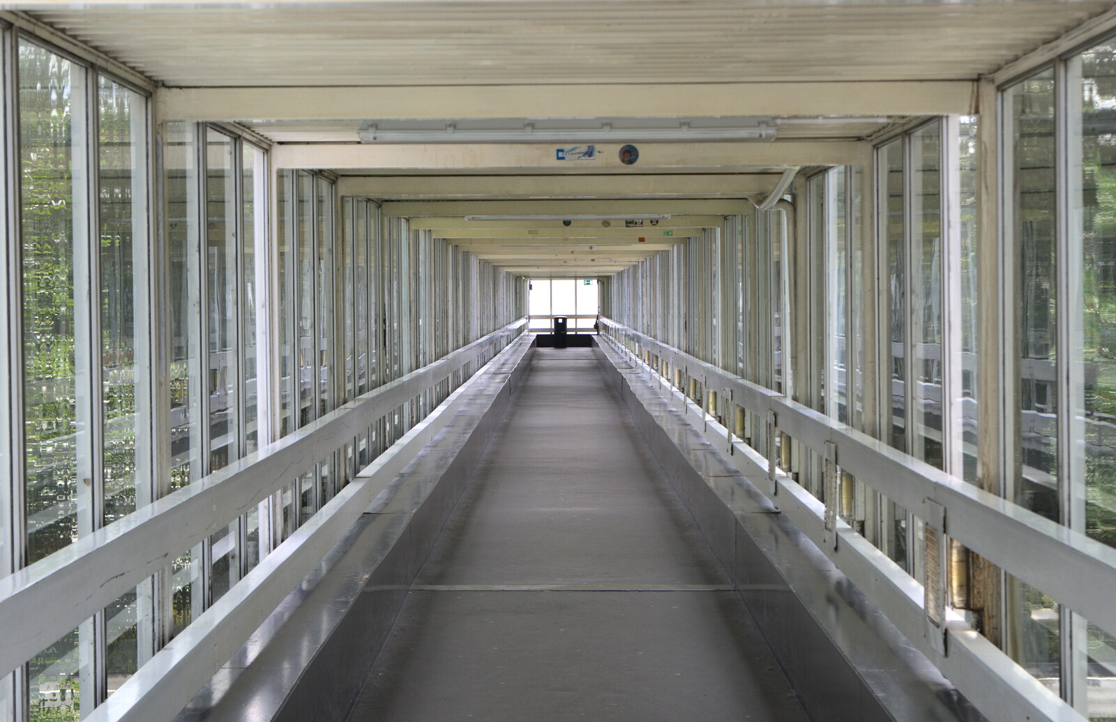 Fleet Services 'time-warp' link bridge over the M3 from Bob and Bernice's 50th Wedding Anniversary, Hinton Admiral, Dorset - 25th July 2014