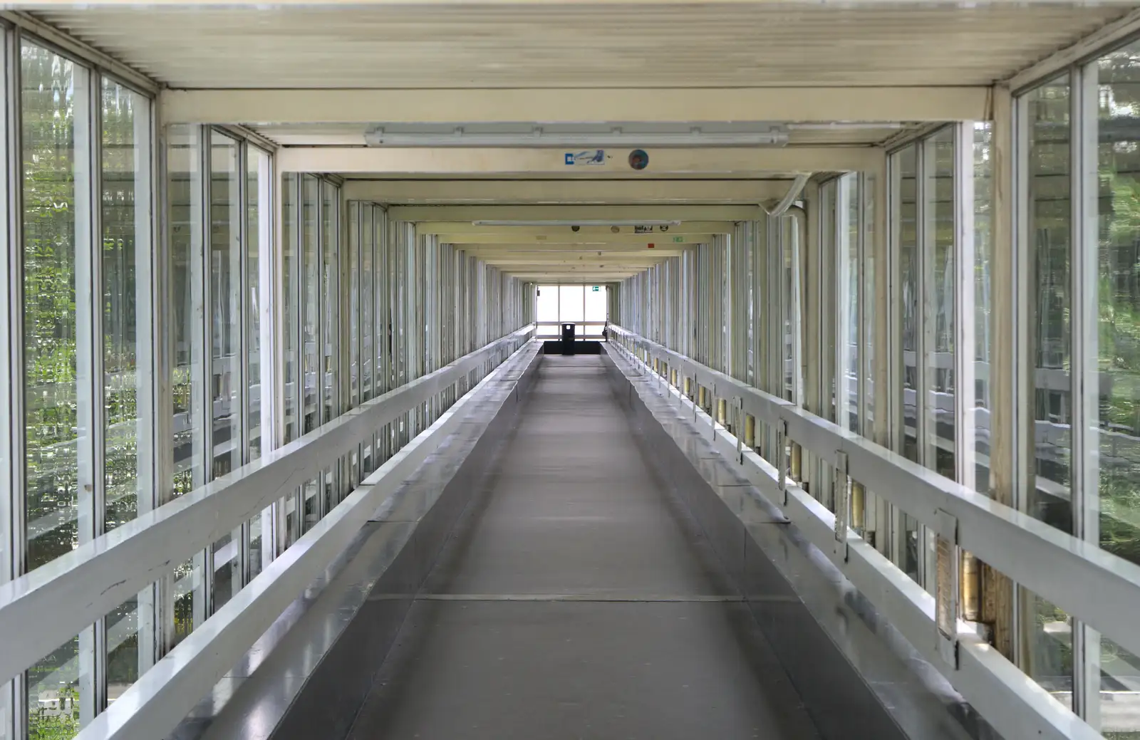 Fleet Services 'time-warp' link bridge over the M3, from Bob and Bernice's 50th Wedding Anniversary, Hinton Admiral, Dorset - 25th July 2014