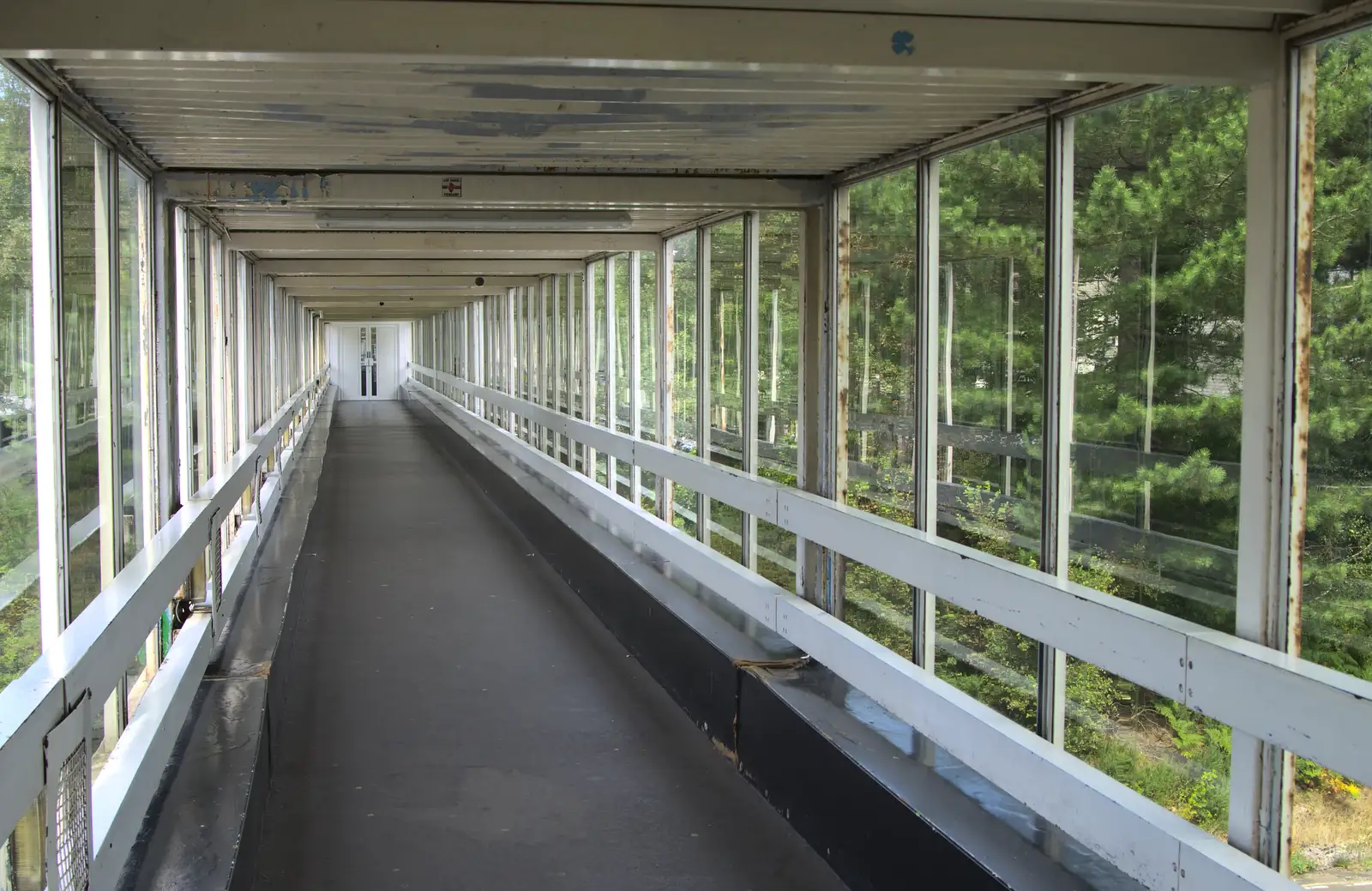 Another view of the link bridge over the M3, from Bob and Bernice's 50th Wedding Anniversary, Hinton Admiral, Dorset - 25th July 2014