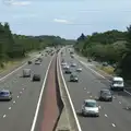 M3 looking southbound, Bob and Bernice's 50th Wedding Anniversary, Hinton Admiral, Dorset - 25th July 2014