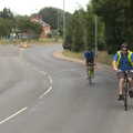 The BSCC at Harleston, and a Visit From Cambridge, Brome, Suffolk - 31st July 2014, Phil and Paul head up towards Harleston