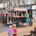 The BSCC at Harleston, and a Visit From Cambridge, Brome, Suffolk - 31st July 2014, Andy the Sausage has turned his van around 