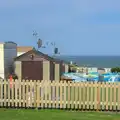 Static caravans and TV aerials, Camping at Silver Strand, Wicklow, County Wicklow, Ireland - 7th August 2014