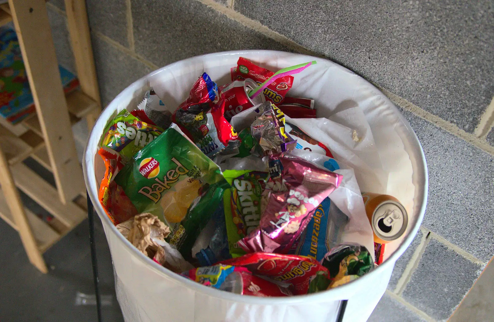 A representation of teenagers' eating habits, from Camping at Silver Strand, Wicklow, County Wicklow, Ireland - 7th August 2014