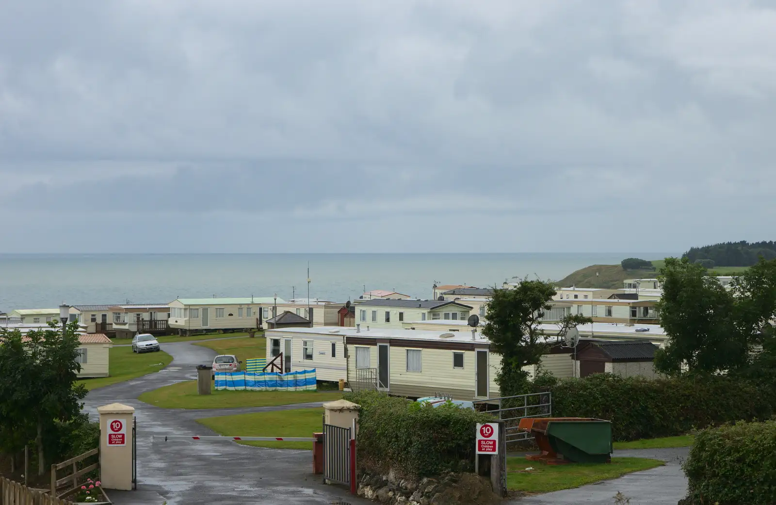 Overlooking Silver Strand, from Camping at Silver Strand, Wicklow, County Wicklow, Ireland - 7th August 2014