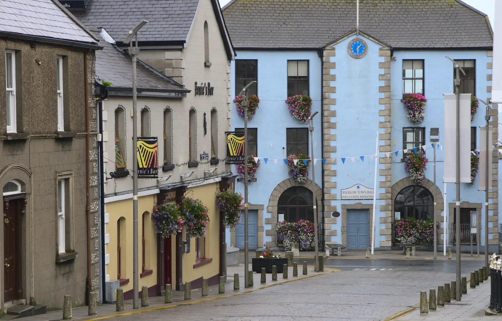 A Wicklow street, from Camping at Silver Strand, Wicklow, County Wicklow, Ireland - 7th August 2014