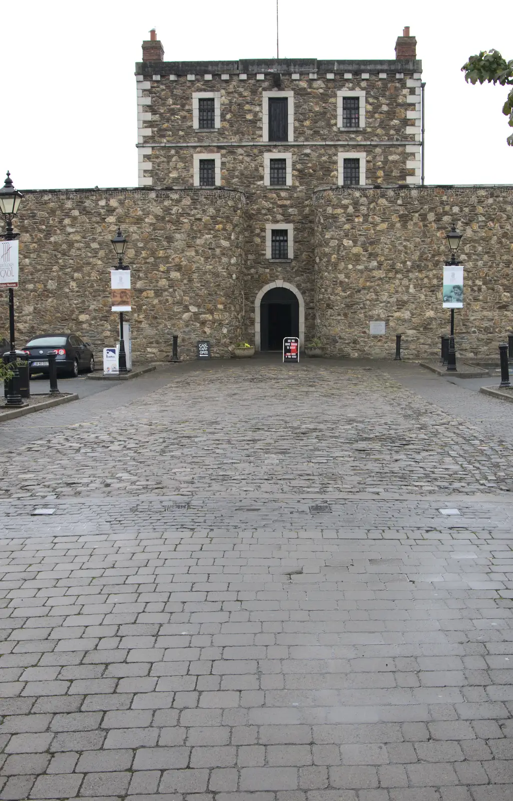 Wicklow Gaol, from Camping at Silver Strand, Wicklow, County Wicklow, Ireland - 7th August 2014