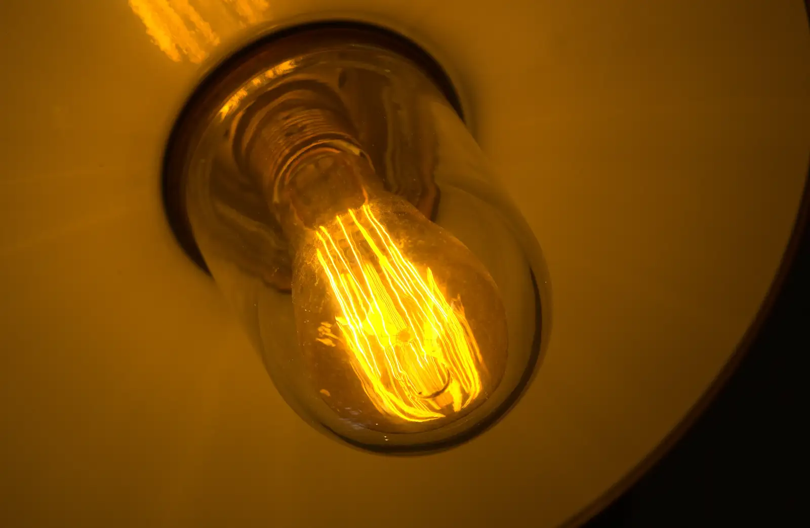 Funky lightbulb, from Camping at Silver Strand, Wicklow, County Wicklow, Ireland - 7th August 2014