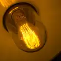 Funky lightbulb, Camping at Silver Strand, Wicklow, County Wicklow, Ireland - 7th August 2014