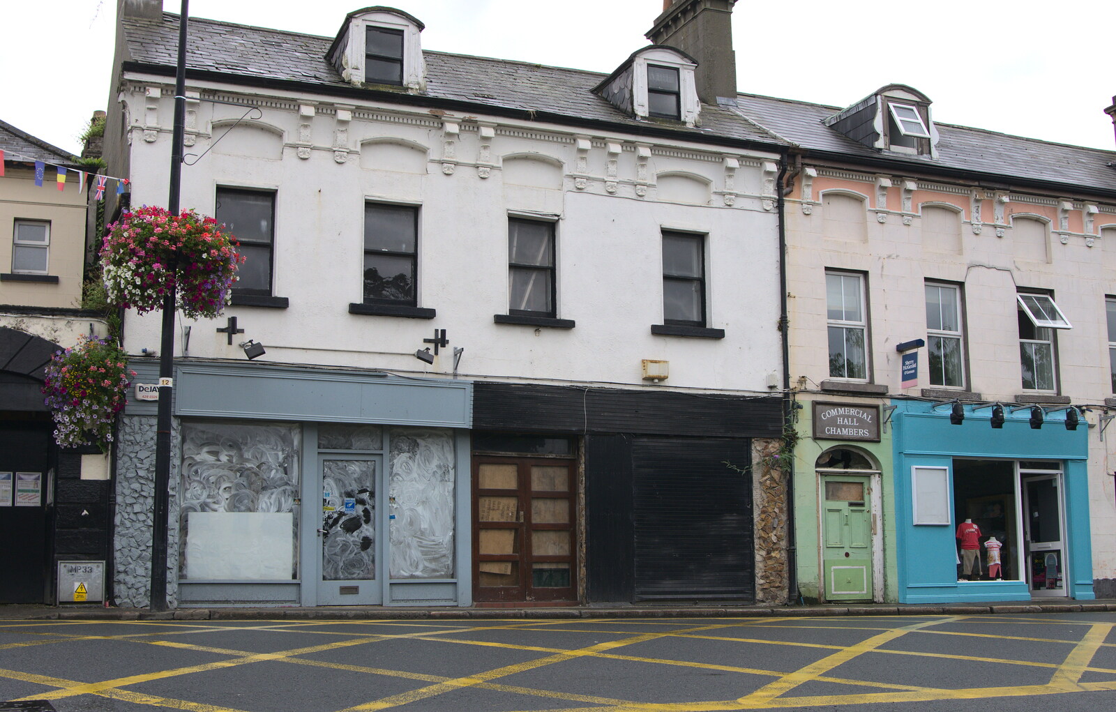 More closed-down shops from Camping at Silver Strand, Wicklow, County Wicklow, Ireland - 7th August 2014