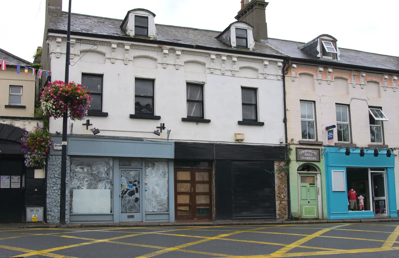 More closed-down shops, from Camping at Silver Strand, Wicklow, County Wicklow, Ireland - 7th August 2014