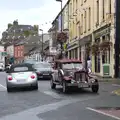 A cool old car drives through town, Camping at Silver Strand, Wicklow, County Wicklow, Ireland - 7th August 2014