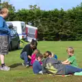 Later on, the weather has improved somewhat, Camping at Silver Strand, Wicklow, County Wicklow, Ireland - 7th August 2014