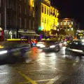 Traffic moves across a junction, A Night Out in Dublin, County Dublin, Ireland - 9th August 2014