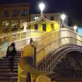 The Halfpenny Bridge over the Liffey, A Night Out in Dublin, County Dublin, Ireland - 9th August 2014