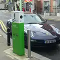 Some fascist has parked on the charging spot, A Night Out in Dublin, County Dublin, Ireland - 9th August 2014