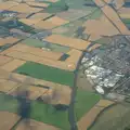 An executive jet speeds by below, A Night Out in Dublin, County Dublin, Ireland - 9th August 2014