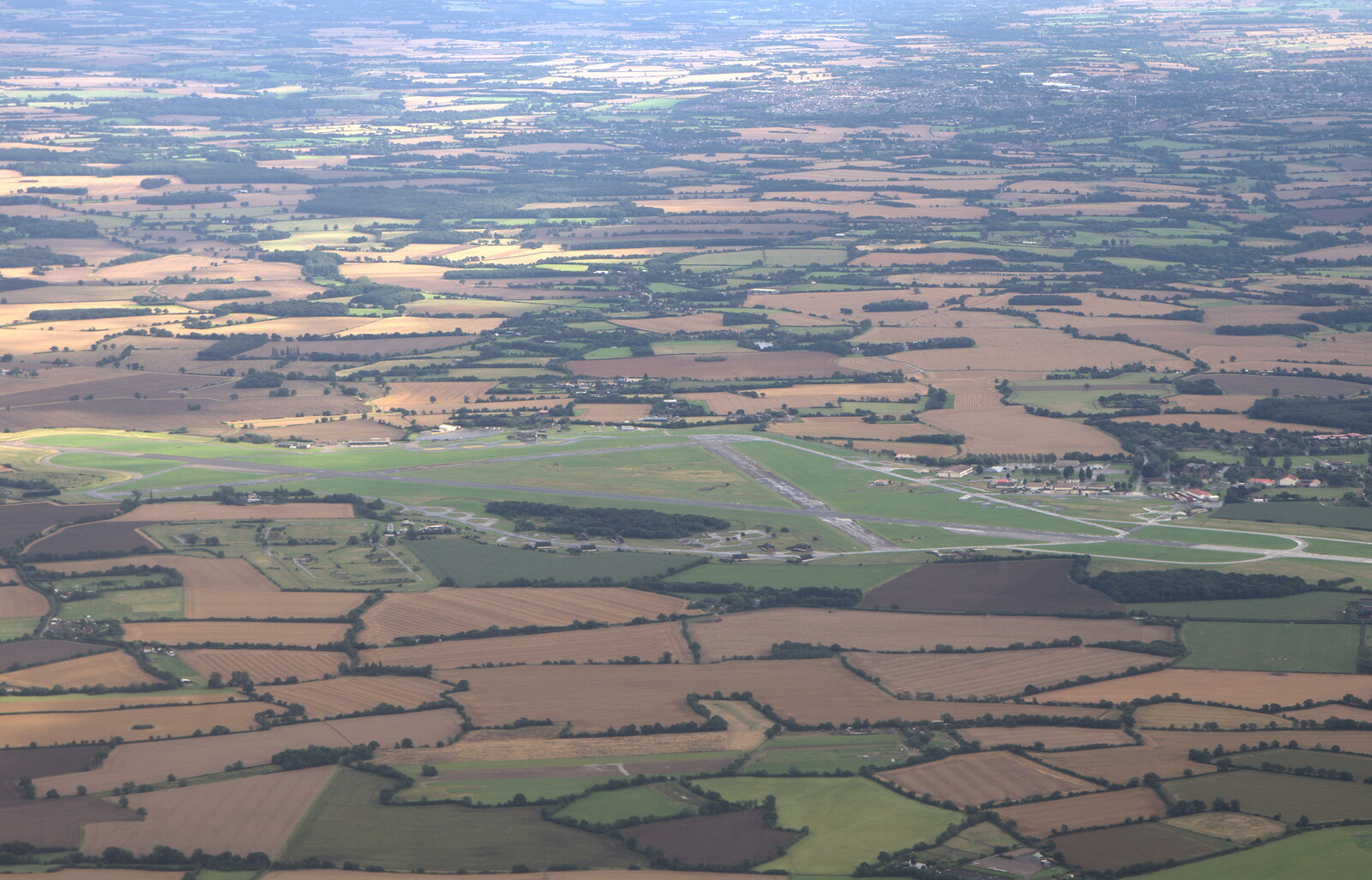 Maybe North Weald airfield from A Night Out in Dublin, County Dublin, Ireland - 9th August 2014