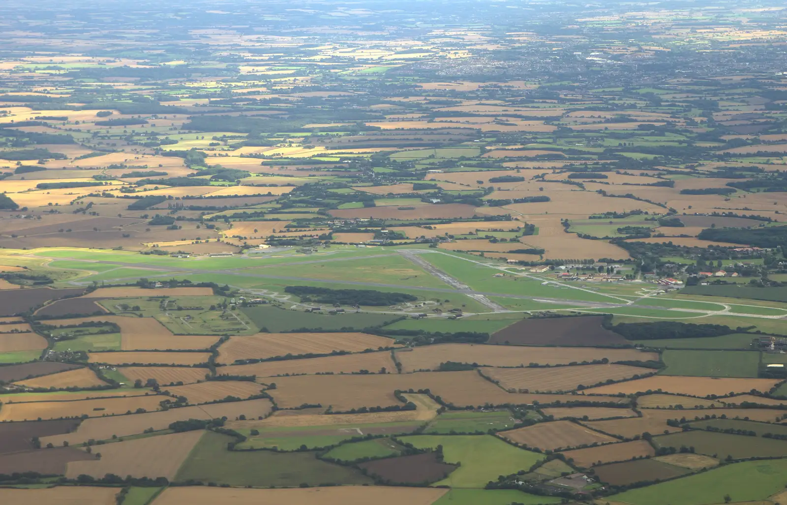 Maybe North Weald airfield, from A Night Out in Dublin, County Dublin, Ireland - 9th August 2014