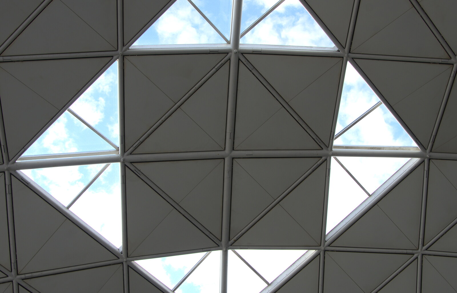 A Norman Foster skylight from A Night Out in Dublin, County Dublin, Ireland - 9th August 2014