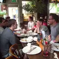 Post-pizza chat in the Libertine, Train Fails, and Pizza Pub, Manningtree and Southwark - 12th August 2014