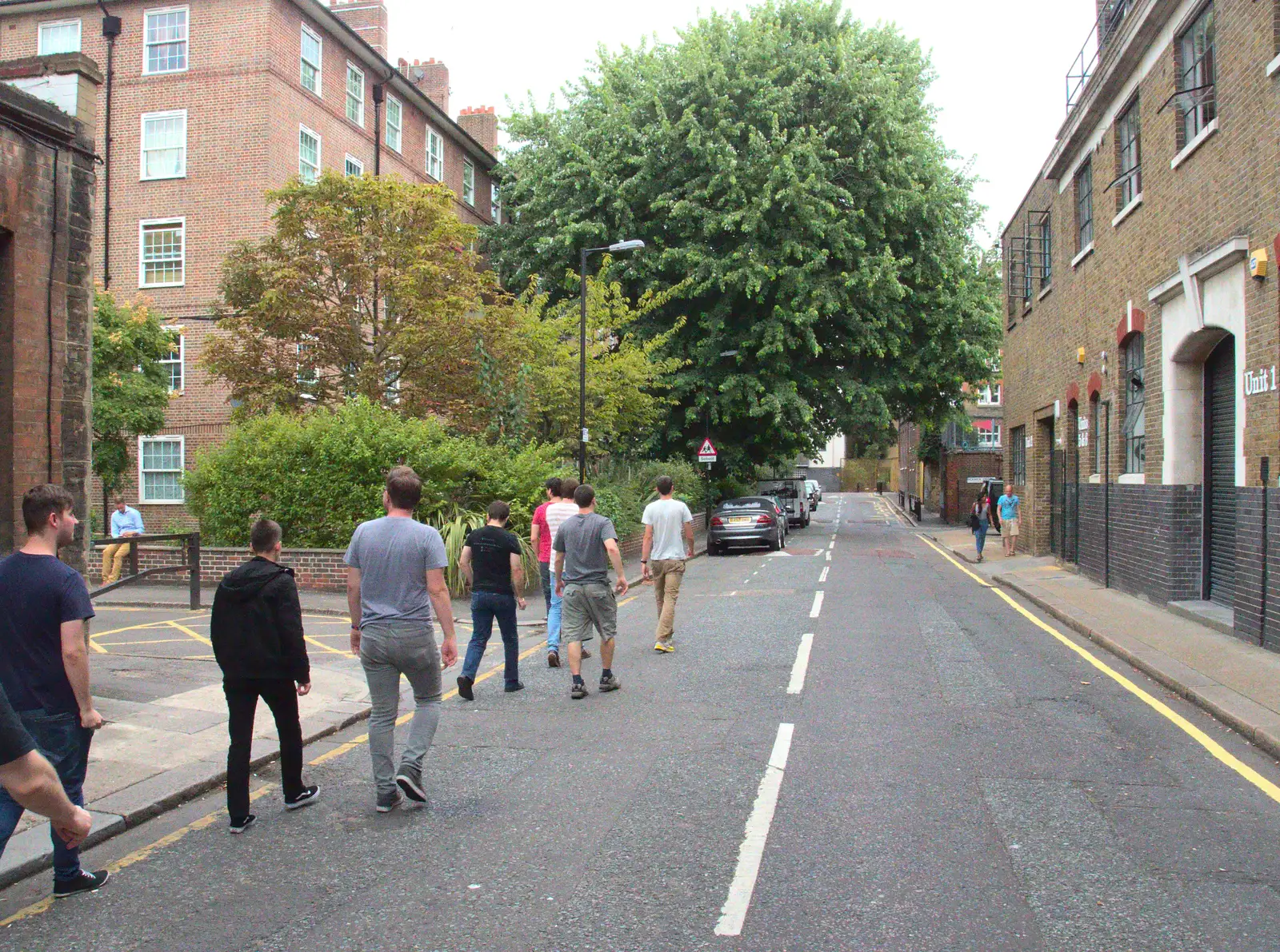 Walking back on Toulmin Street, from Train Fails, and Pizza Pub, Manningtree and Southwark - 12th August 2014