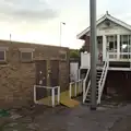 Stowmarket signal box, as the train finally gets going, Train Fails, and Pizza Pub, Manningtree and Southwark - 12th August 2014