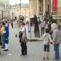 There's another of those 'floating' statues, SwiftKey Innovation Day, and Pizza Pub, Westminster and Southwark - 14th August 2014