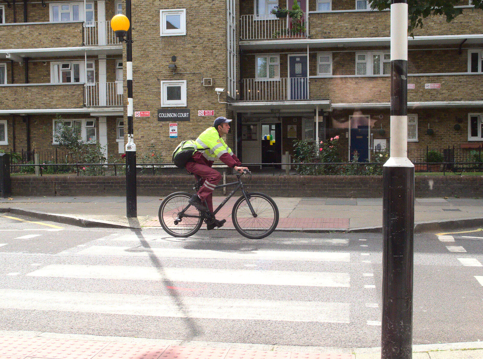 A zebra crossing on Great Suffolk Street from SwiftKey Innovation Day, and Pizza Pub, Westminster and Southwark - 14th August 2014