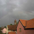 A rainbow appears over the house, Matthew's Birthday up The Swan Inn, Brome, Suffolk - 17th August 2014