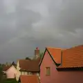 A rainbow appears over the house, Matthew's Birthday up The Swan Inn, Brome, Suffolk - 17th August 2014