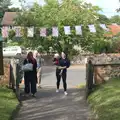 Milling around outside the church, The Oaksmere, and the Gislingham Flower Festival, Suffolk - 24th August 2014