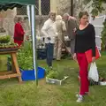 Isobel roams around in skinny red jeans, The Oaksmere, and the Gislingham Flower Festival, Suffolk - 24th August 2014