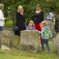 Fred and Sophie mess around, The Oaksmere, and the Gislingham Flower Festival, Suffolk - 24th August 2014